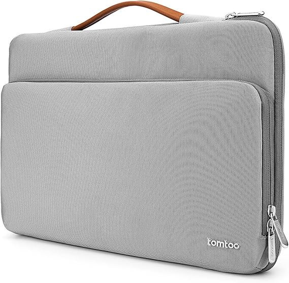 tomtoc 15,6" Lenovo Ideapad, Dell Inspiron 15, Acer Chromebook 15, Lg Gram 17" Ultra Hafif Dizüstü Bilgisayar, Bilgisayar Evrak çantası Için 15,6 Inç Geri Dönüştürülmüş Dizüstü Bilgisayar çantası