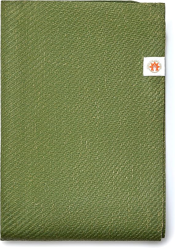 Premium Travel Yoga Mat - Non-Slip, Sustainable, Jute, Natural Rubber, Ethical Yoga Pilates Exercise Mat