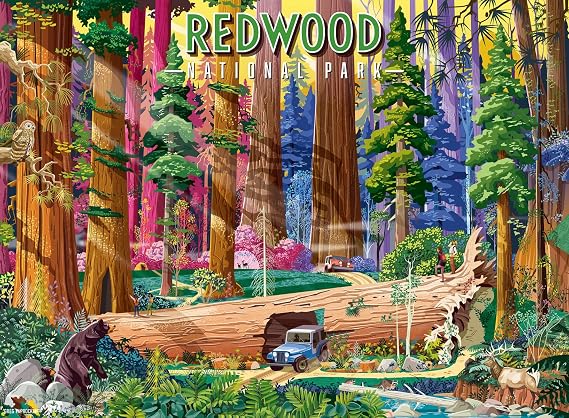 Ravensburger Redwood National Park 500 Piece Puzzle for Adults
