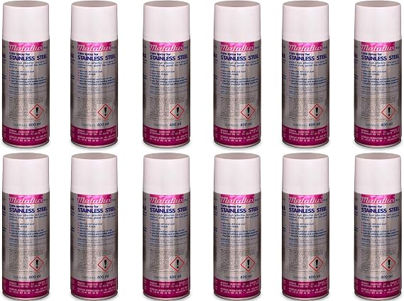 Metaflux 70-55 Stainless Steel Care Spray Effective Versatile Cleaning Convenient Protects Surfaces Anti-Static Effect (12)