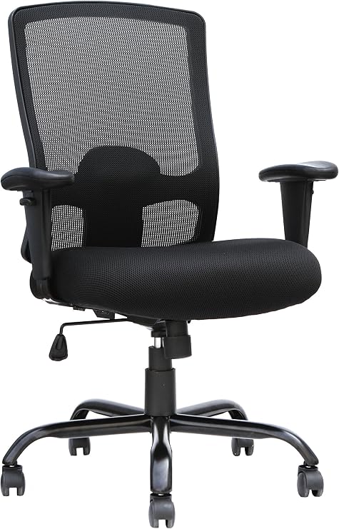 Eurotech Seating Big and Tall Chair, Black