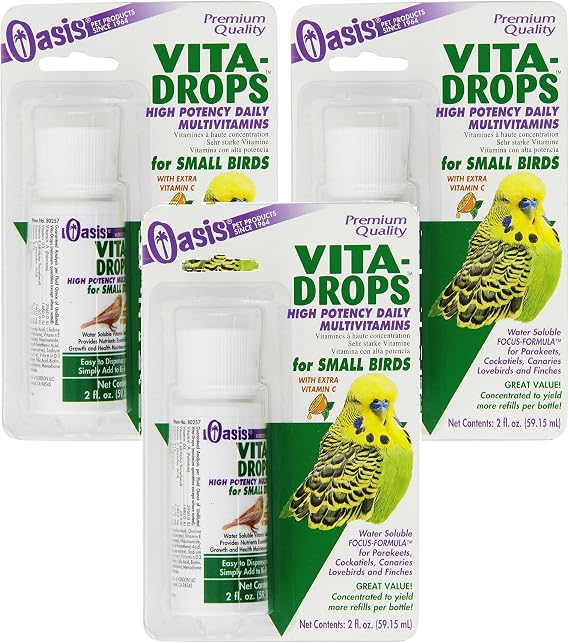 Kordon Oasis Vita-Drops Small Bird Multi-Vitamins (3 Pack)