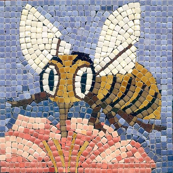 Colorful Mosaic Craft Set for Kids and Adults, Fun and Simple Mosaic kit 5.9inch 15cm Bee