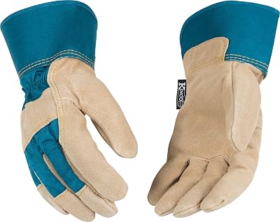 Kinco Womens Suede Pigskin Palm with Safety Cuff
