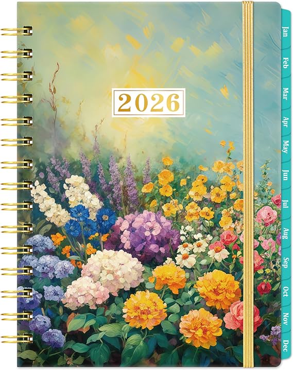 Planner 2026-2027 - 2026 Planner, 2026 January - December Weekly & Monthly 6.4'' x 8.5'', with Elastic Closure, Inner Pocket