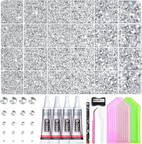 Silver Bedazzler Kit with Rhinestones