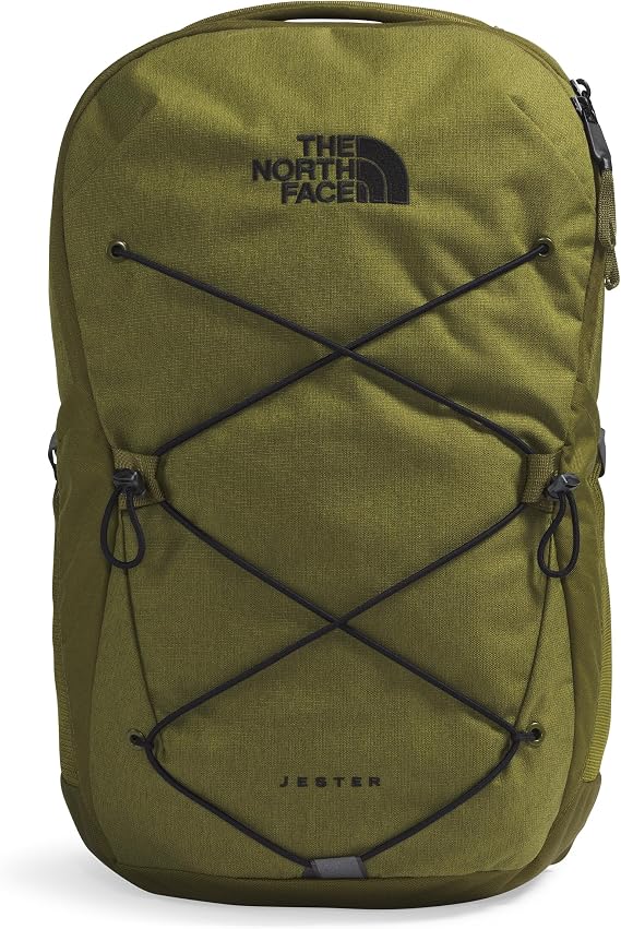 The North Face NF0A3KV7 Unisex Jester, Forest Olive Light Heather/Tnf Black, One Size, Jester Backpack