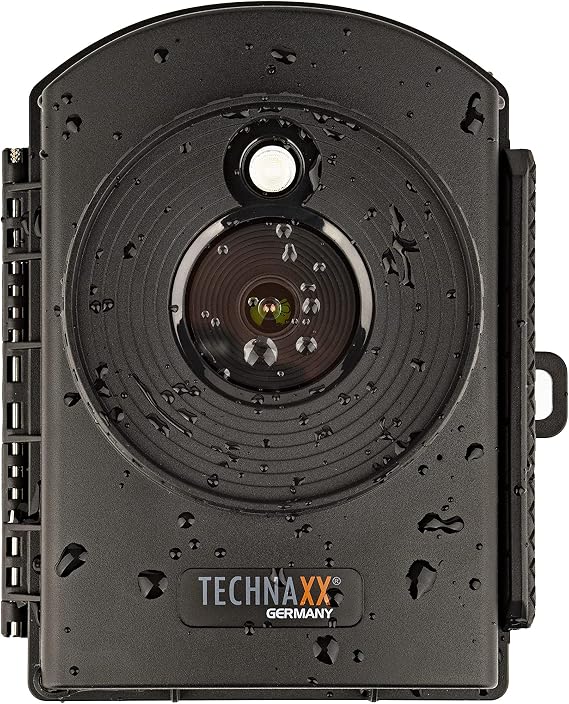 TECHNAXX Full HD Time Lapse Camera TX-164 - Ideal for Time Lapse Recordings of constructions Sites, House Building, Plant Growth (Garden, Orchard), Outdoor Shots, Security Monitoring, etc., Black