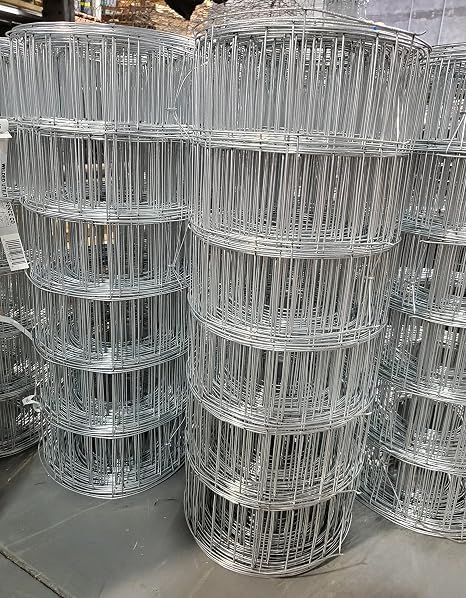 Galvanized Welded Field Wire, 14-Gauge, (4x4 Wire Opening), SZ. 24 in. x 100 ft.
