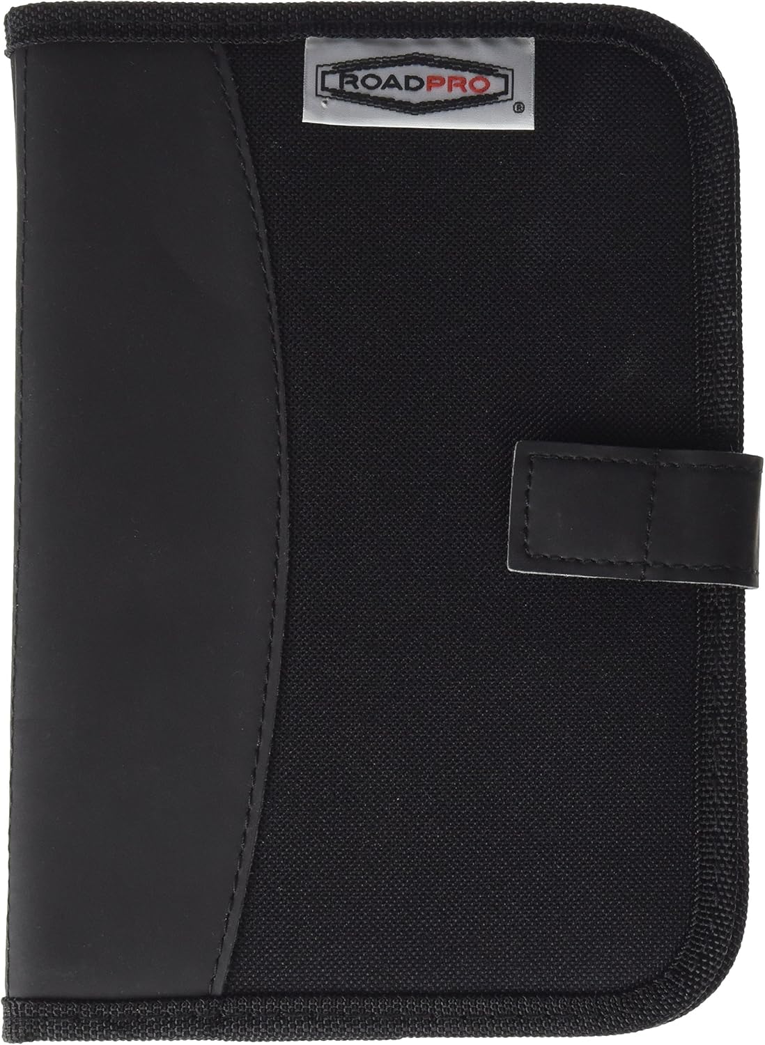 RoadPro PH-0013BK 5.75 Inch x 8 Inch Permit Holder Trucking Accessories Permit Book Case - Mesh Cover - Black