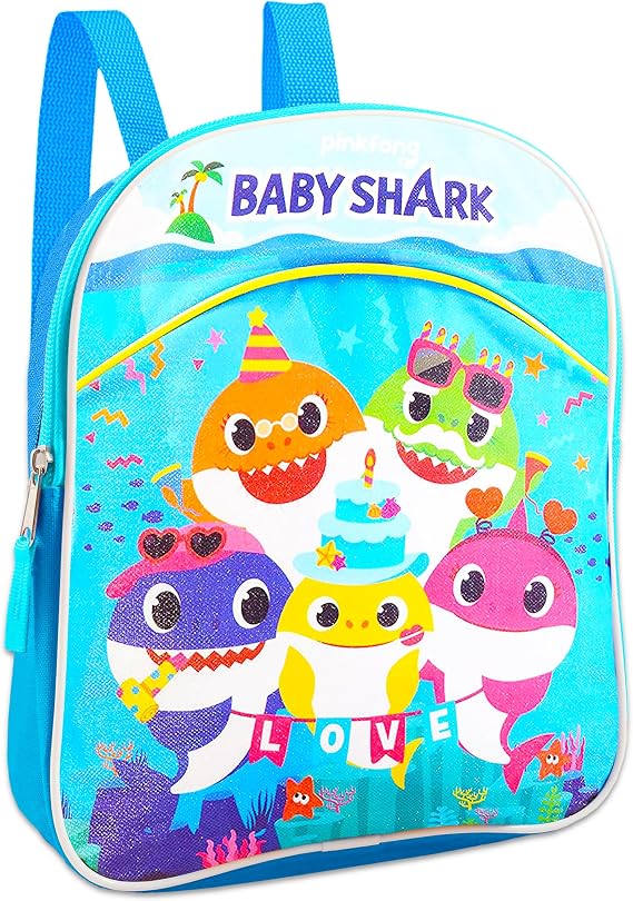 5 Baby Shark 11" Mini Backpack