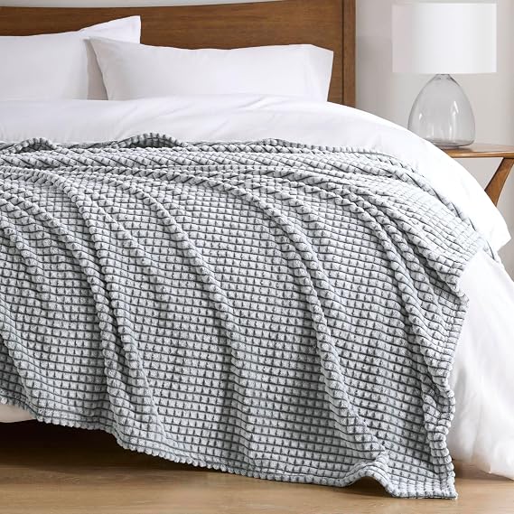 Carved Plush Blanket King