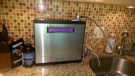 Tyent 11-Plate Water Ionizer, Turbo,, Countertop Water Ionizer, Ultra PUREST Filtration, wi.mmp.11-Stainless/Black, Authentic Tyent Brand with Antioxidant Boost