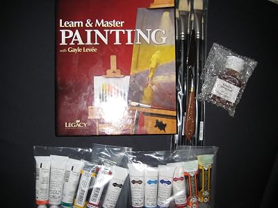 Learn and Master Painting with Gayle Levee, 20 DVDs, 3 Music CDs, Lesson Book, unlimited access to Support Site from Legacy Learning DVD-ROM