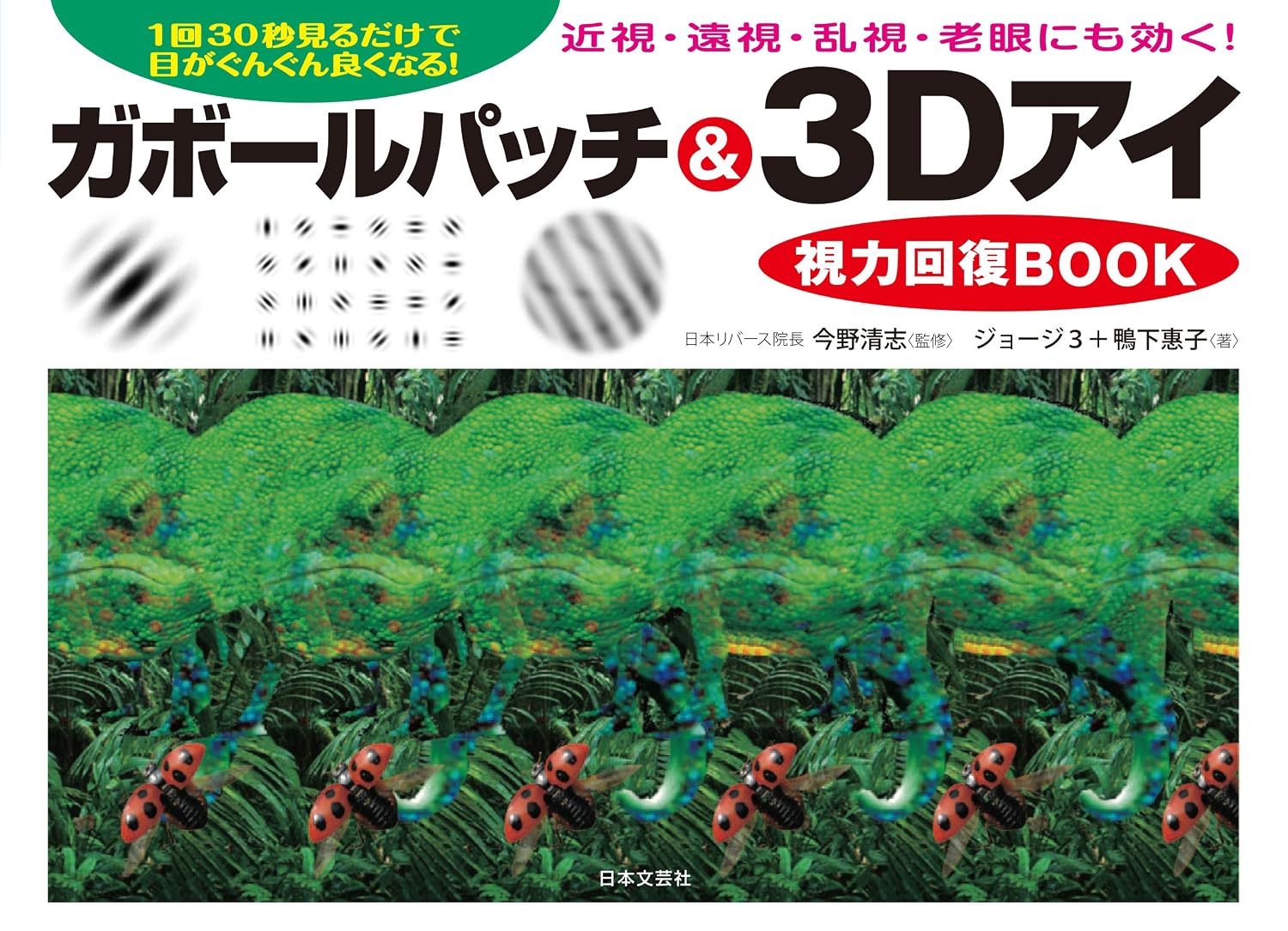Gabor Patch & 3D Eye Vision Recovery BOOK: Just look at it for 30 seconds a day and your eyes will improve! Effective for myopia, astigmatism, presbyopia, and farsightedness! Paperback – June 23, 2020