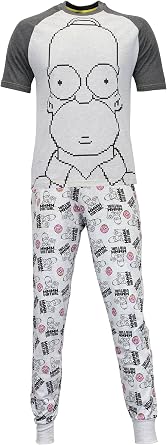 Mens Homer Simpson Pyjamas-S