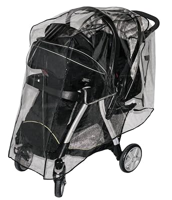 Jolly Jumper Travel System Weathershield - Protects, Baby, Large Stroller and Contents from rain and Other Elements
