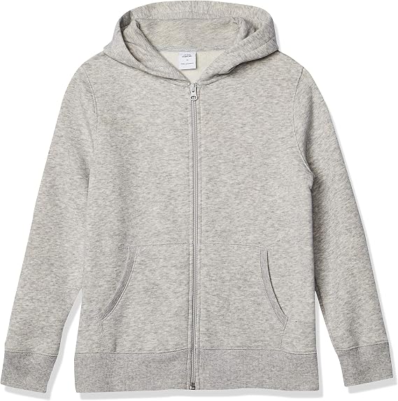 Amazon Essentials Boys and Toddlers' Fleece Zip-Up Hoodie Sweatshirt