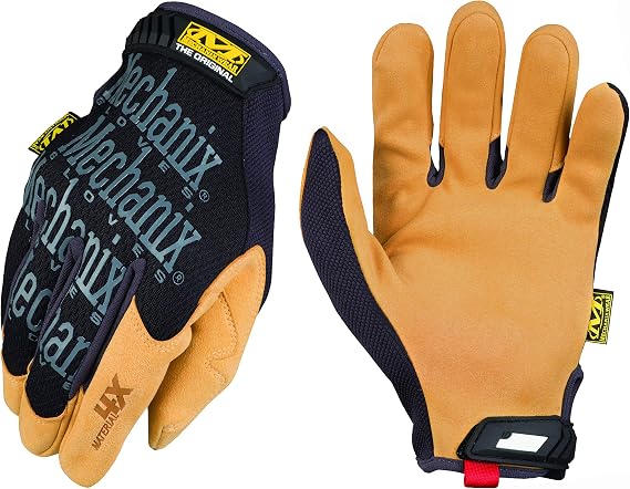 Mechanix Wear Material4X Original Work Gloves, Brown/Black, Large