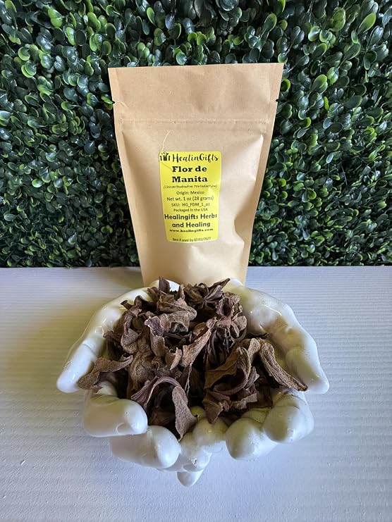 HealinGifts Flor de Manita 1 oz, brown, small