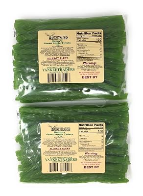 Green Apple Licorice Twists - 2 LBS