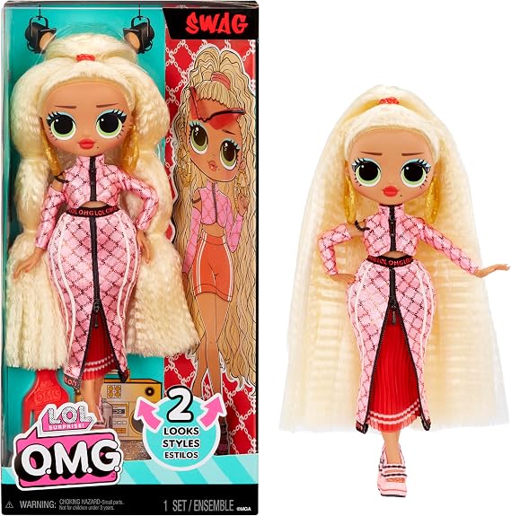 LOL Surprise OMG Swag Fashion Doll with Multiple Surprises Including Transforming Fashions and Fabulous Accessories Great Gift for Kids Ages 4+