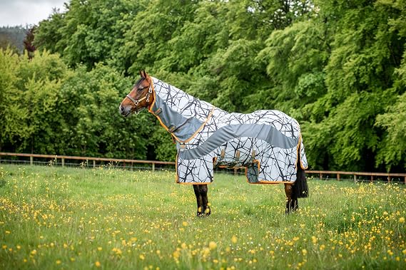 AMIGO Horseware Camo Fly 60 Grey/Orange