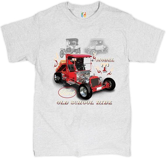 Ford Model T Old School Ride T-Shirt Vintage Hot Rod Licensed Men's Tee
