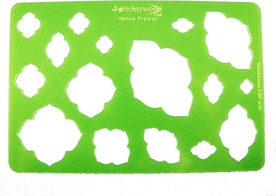 flexiShape Henna Frames Template