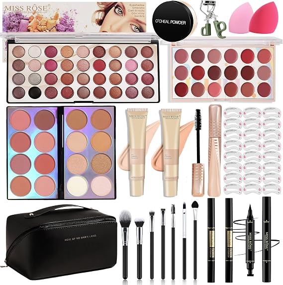 Makeup Kit - Makeup Sets For Girl - Gift Sets for Women with Eye Shadow Palette, Lipstick
