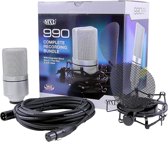 MXL 990 Complete Bundle Condenser Microphone