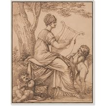 Art Remedy Maria Hadfield Cosway Canvas Vintage Figurative, Silver Frame, 16" x 20"
