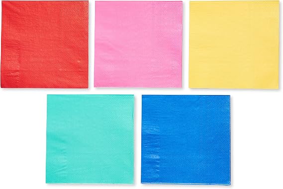 American Greetings 50-Count Rainbow Lunch Napkins