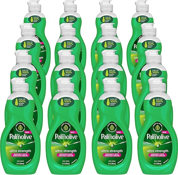 Ultra Palmolive Dishwashing Liquid, Fresh Scent, 8 Oz Bottle, 16/carton