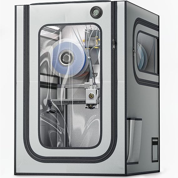 Compatible for Bambu Lab A1/A1 Mini 3D Printer Enclosure with LED Light(A1 CT)