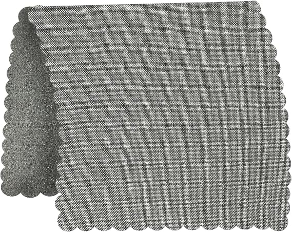 Ntomtuex Linen Sofa Arm Covers Sofa Armrest Cover Set 2 Pieces Wavy Border Washable Replace Non-Slip Chair Arm Covers Protectors for Recliner Cover for Pets,18x24 inch,Grey