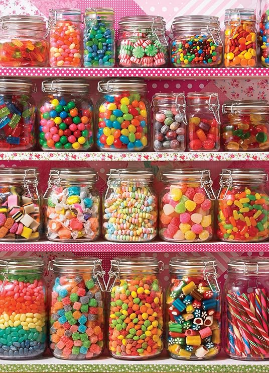 Cobble Hill 500 Piece Puzzle - Candy Shelf - Sample Poster Included