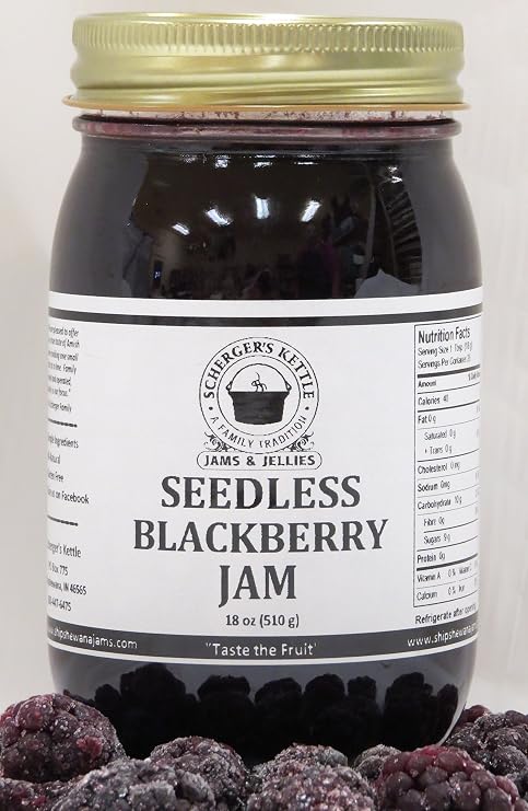 Seedless Blackberry Jam, 18 oz