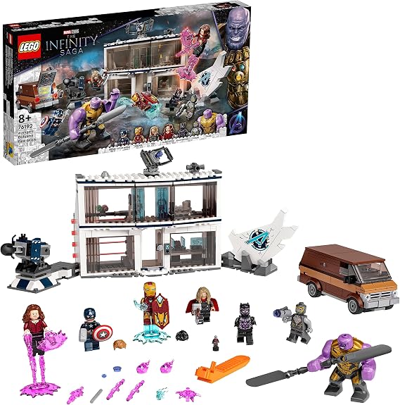 Lego Marvel Avengers: Endgame Final Battle 76192 Collectible Building Kit; Battle Scene at The Avengers Compound; New 2021 (527 Pieces)