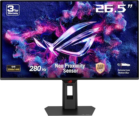 ASUS ROG Strix XG27ACDMS 27 İnç 1440p 280Hz OLED Gaming Monitör QD-OLED