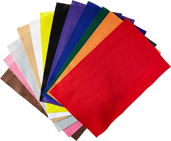 Kunin Felt Fun Pack 12"X18"-Assorted Colors K450Z9MP