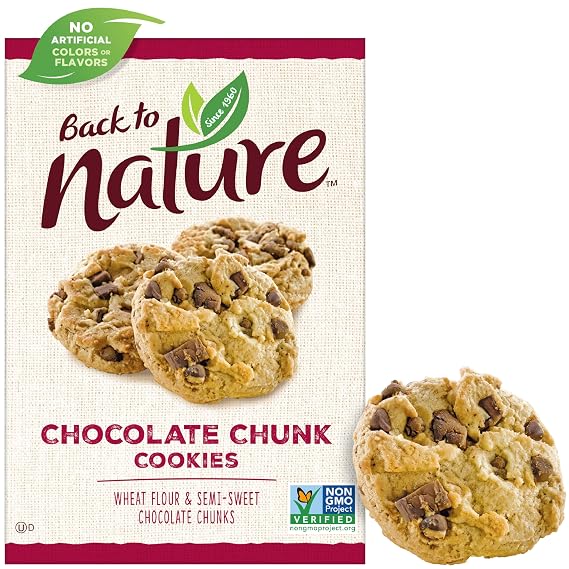 Back To Nature, Chocolate Chunk Cookies, 9.5 Ounce
