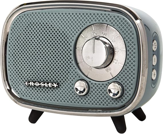 Crosley CR3039A-TN Rondo Portable Bluetooth Speaker, Tourmaline