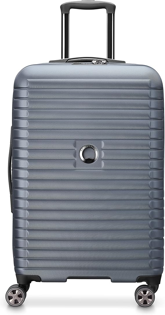 DELSEY PARIS Cruise 3.0, 24 Inch Checked-Medium Luggage, Graphite