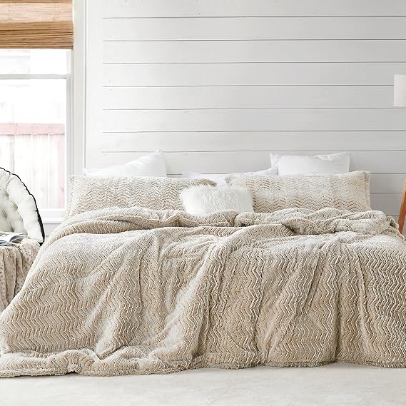 Peak of Cozy - Coma Inducer Queen Oversized Comforter Set - Chevron