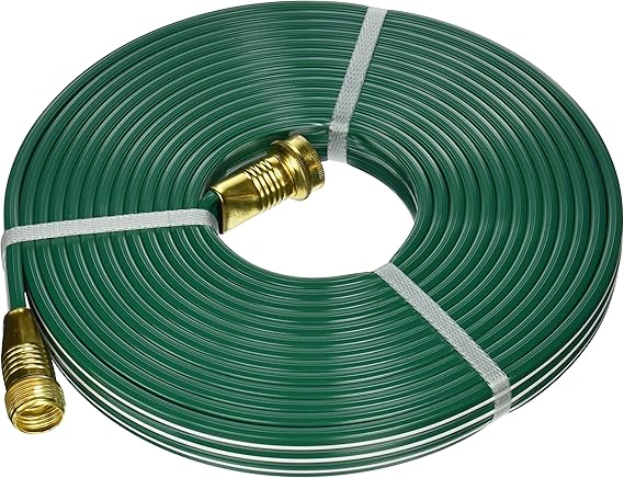 Flexon 25-Foot Three-Tube Sprinkler Hose Heavy-Duty, Kink-Resistant, Wide Coverage for Efficient Lawn and Garden Watering