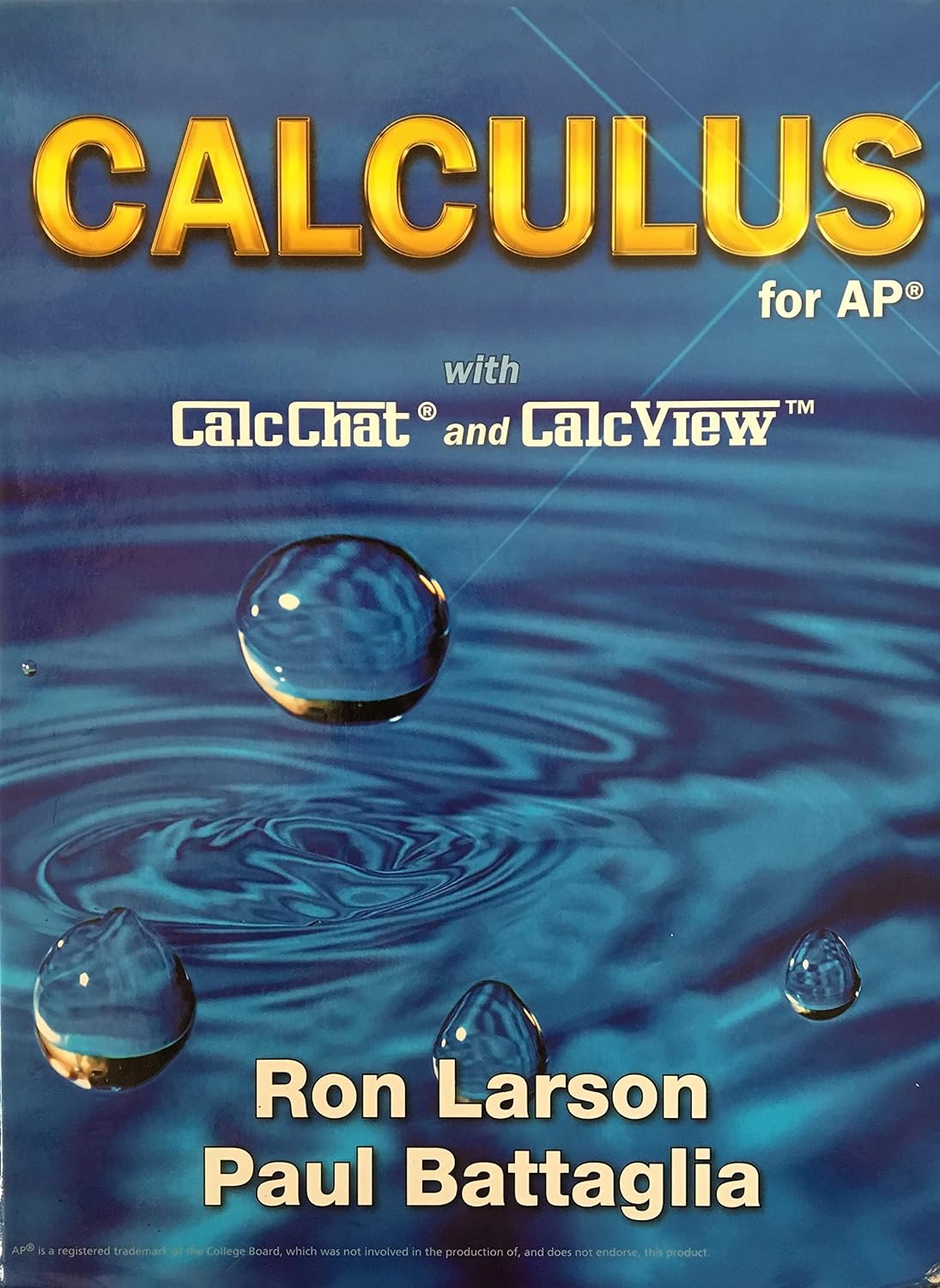 Calculus for AP, 1st edition 1st Edition