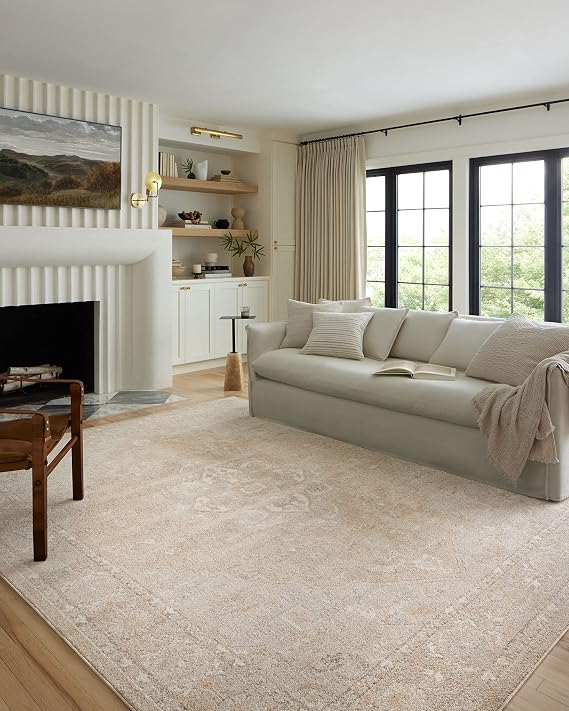 Loloi Odette Beige/Silver 9'-2" x 13' Area Rug