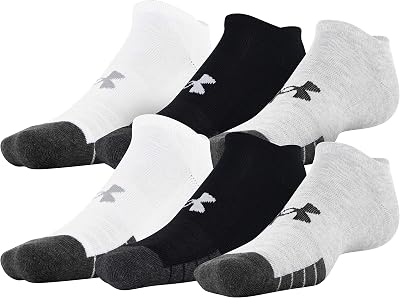Under Armour Performance Tech No Show Socks, Multipairs