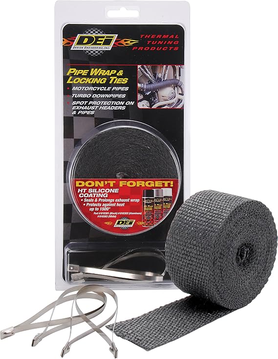 Design Engineering 2" x 25' Pipe Wrap Kit with 4 Locking Ties